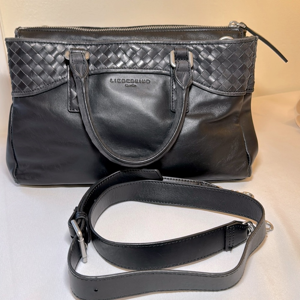 Liebeskind Georgia Woven Leather Satchel